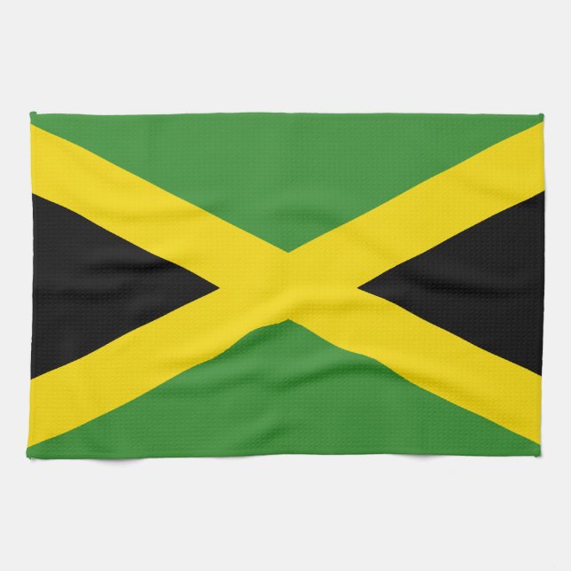 Flag of Jamaica Kitchen Towel (Horizontal)