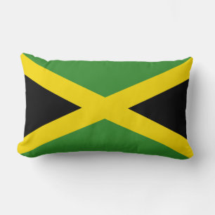 Flag of Jamaica Lumbar Pillow
