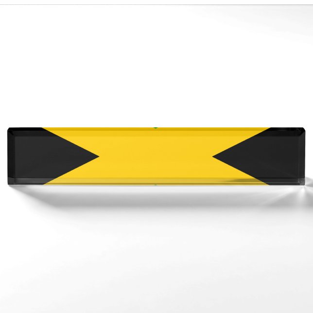 Flag of Jamaica Nameplate (Front)
