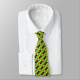 Flag of Jamaica Pattern Tie