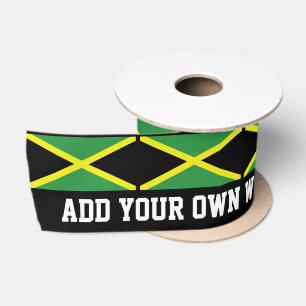 Flag of Jamaica Satin Ribbon