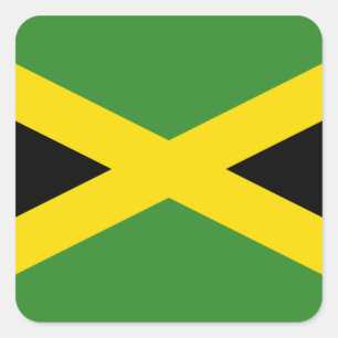 Flag of Jamaica Square Sticker