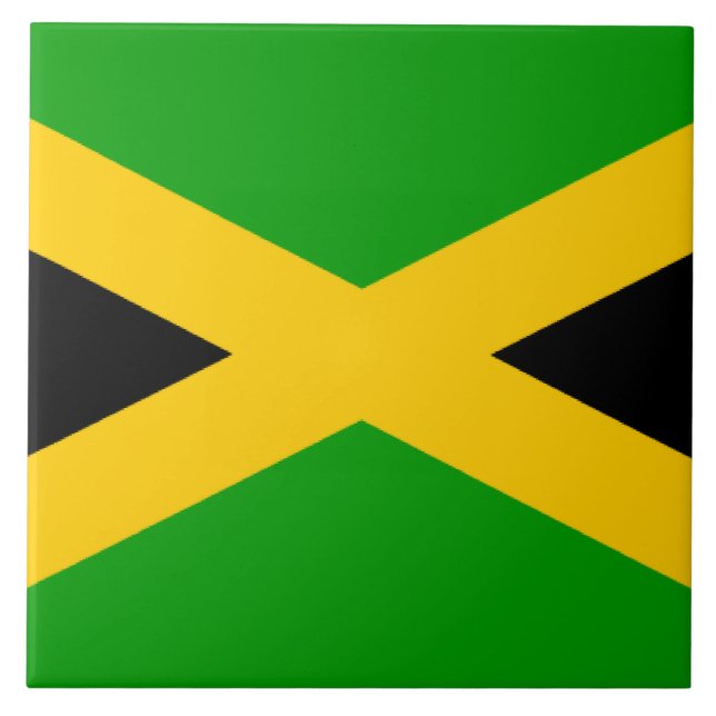 Flag of Jamaica Tile (Front)