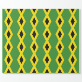 Flag of Jamaica Wrapping Paper (Flat)