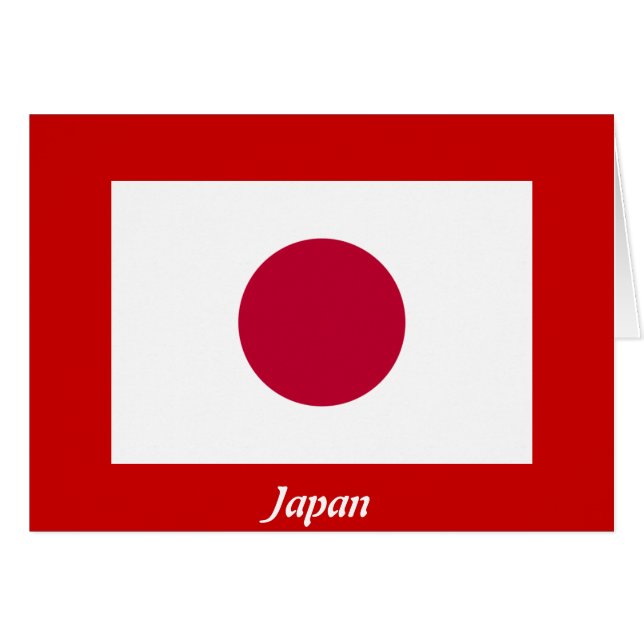 Flag of Japan (Front Horizontal)