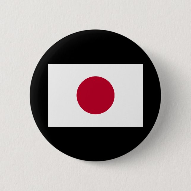 Flag of Japan 2 Inch Round Button (Front)