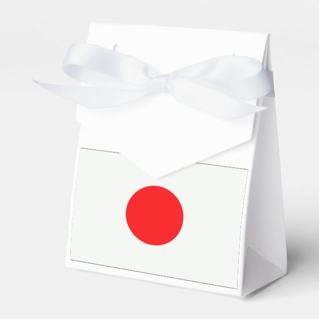 Flag of Japan Favor Box (Front Side)