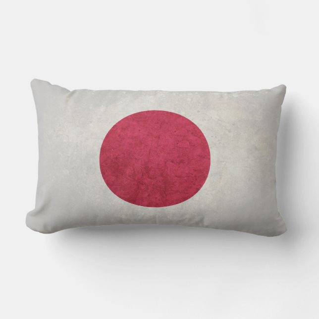 Flag of Japan Lumbar Pillow (Front)