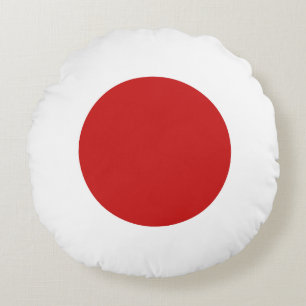Flag of Japan Round Pillow