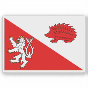Flag of Jihlava, Czech Republic