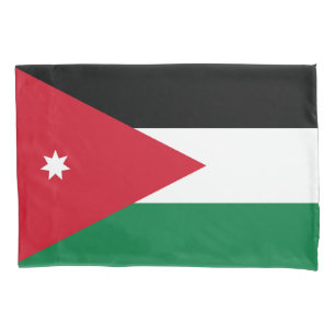 Flag of Jordan Pillowcase