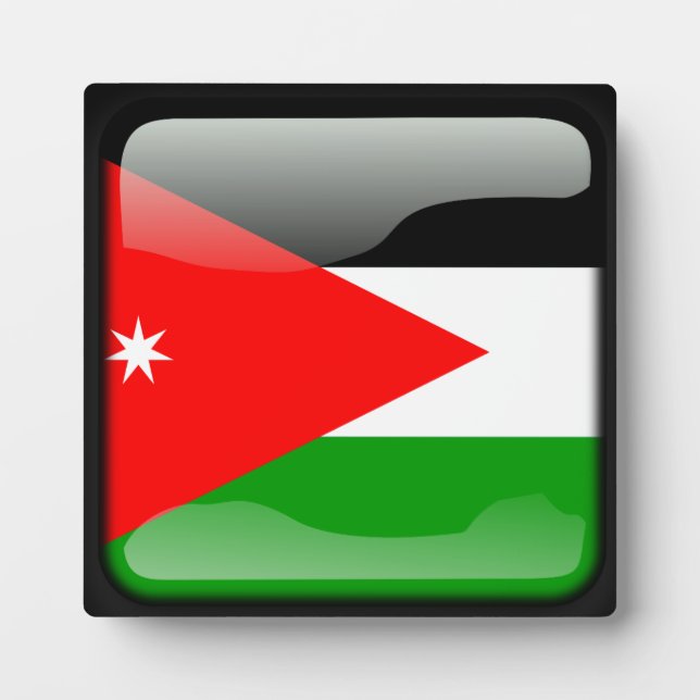 Flag of Jordan Plaque (Front)