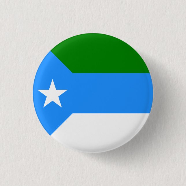 Flag of Jubaland, Somalia 1 Inch Round Button (Front)