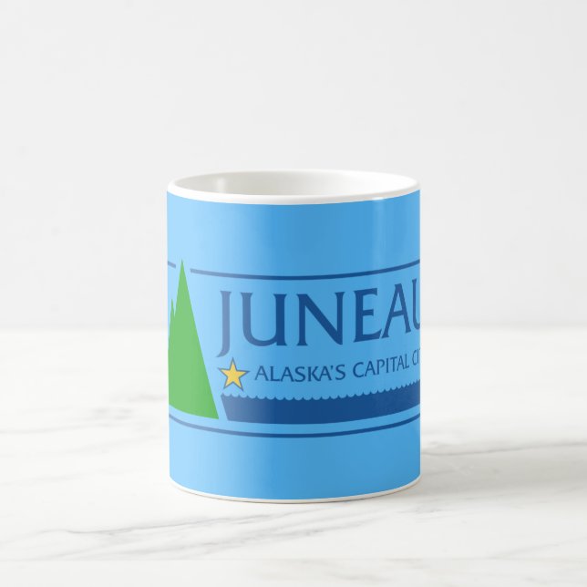 Flag of Juneau, Alaska Coffee Mug (Center)