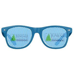 Flag of Juneau, Alaska Retro Sunglasses