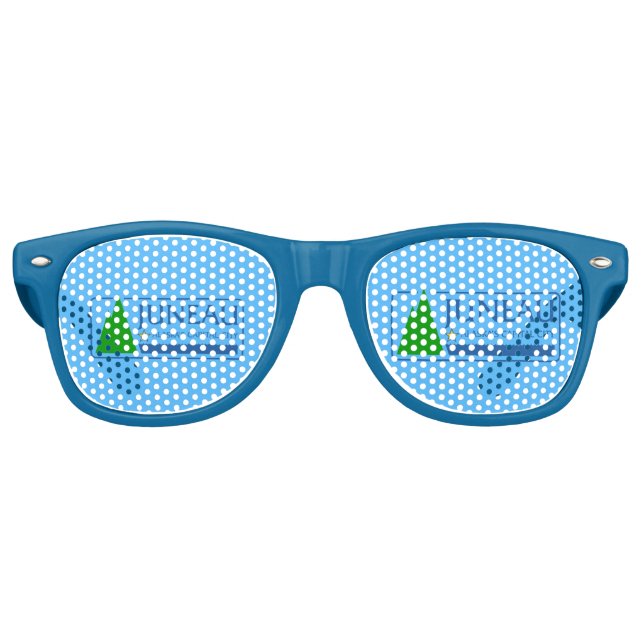Flag of Juneau, Alaska Retro Sunglasses (Front)