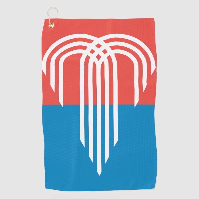 Flag of Kansas City, Missouri Golf Towel (Front)