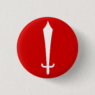 Flag of Kathmandu, Nepal 1 Inch Round Button