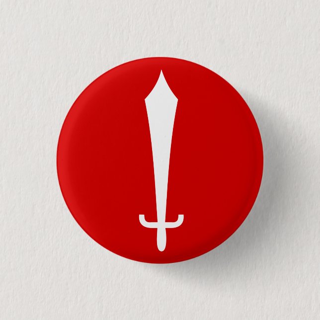 Flag of Kathmandu, Nepal 1 Inch Round Button (Front)