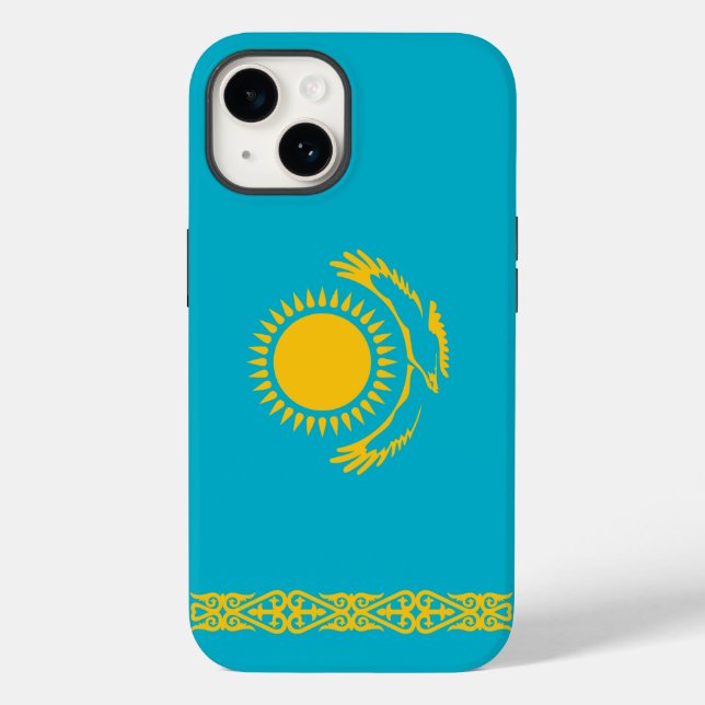 Flag of Kazakhstan Case-Mate iPhone Case (Back)