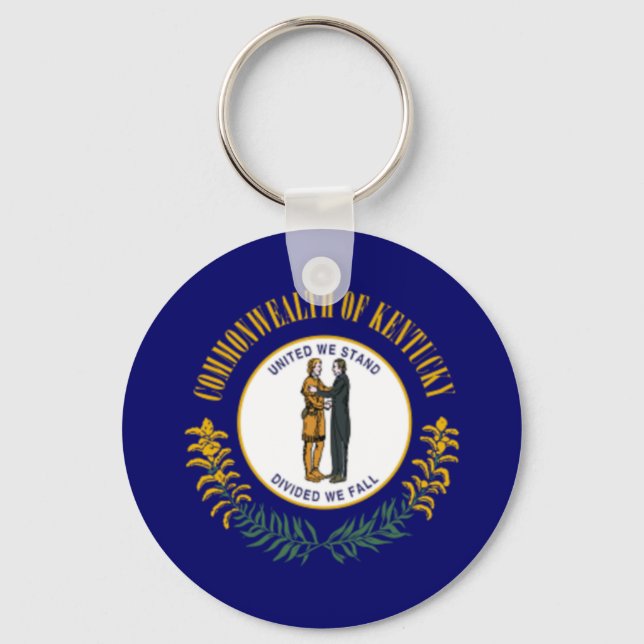 Flag of Kentucky Keychain (Front)