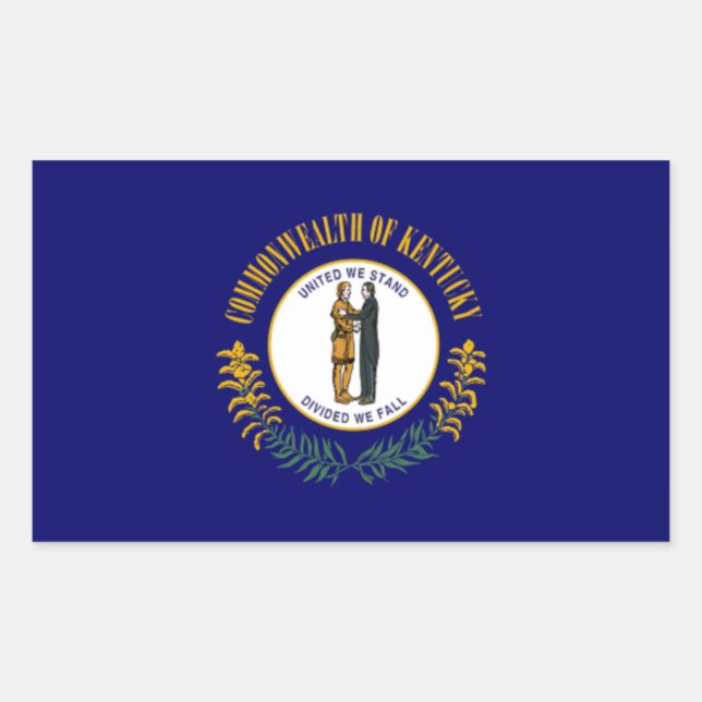 Flag of Kentucky Sticker (Front)