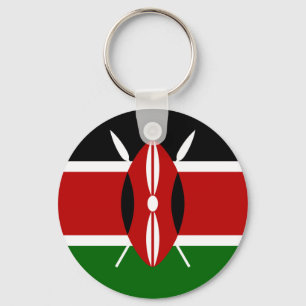 Flag of Kenya Keychain