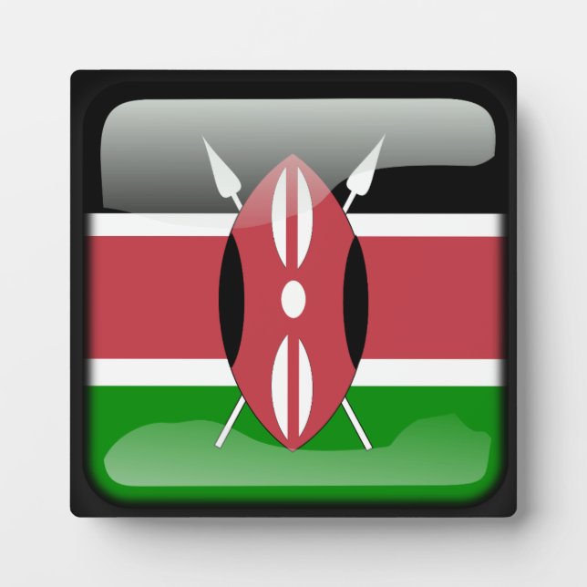 Flag of Kenya Plaque (Front)