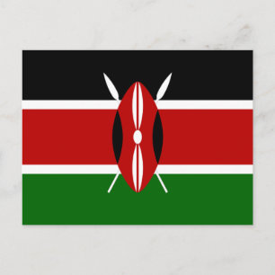 Flag of Kenya Postcard