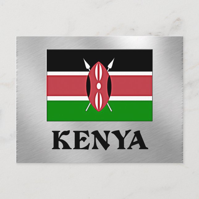 Flag of Kenya Postcard (Front)