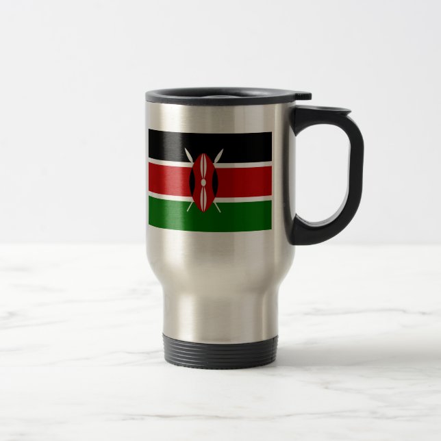 Flag of Kenya Travel Mug (Right)