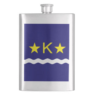 Flag of Kinshasa, Congo Hip Flask