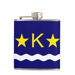 Flag of Kinshasa, Congo Hip Flask