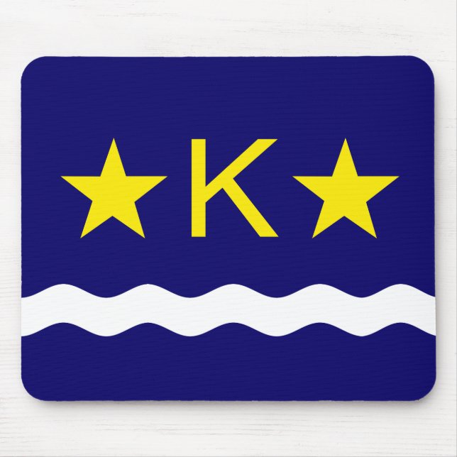 Flag of Kinshasa, Congo Mouse Pad (Front)