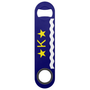 Flag of Kinshasa, Congo Speed Bottle Opener