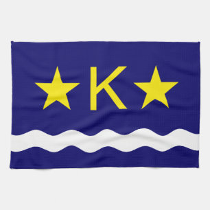 Flag of Kinshasa, Congo Towel