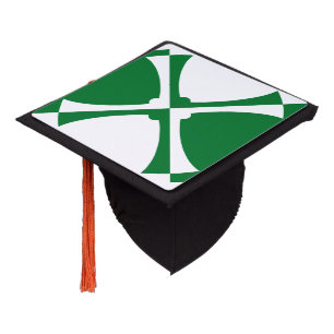 Flag of Kirkcudbrightshire Graduation Cap Topper