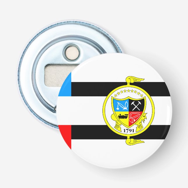 Flag of Knoxville, Tennessee Bottle Opener (Front)