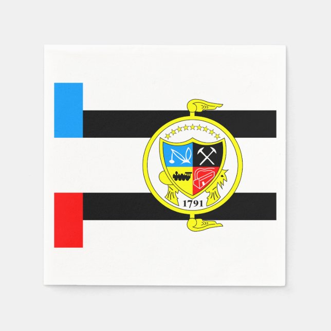 Flag of Knoxville, Tennessee Napkin (Front)