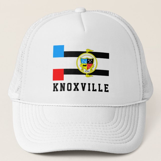 Flag of Knoxville, Tennessee Trucker Hat (Front)