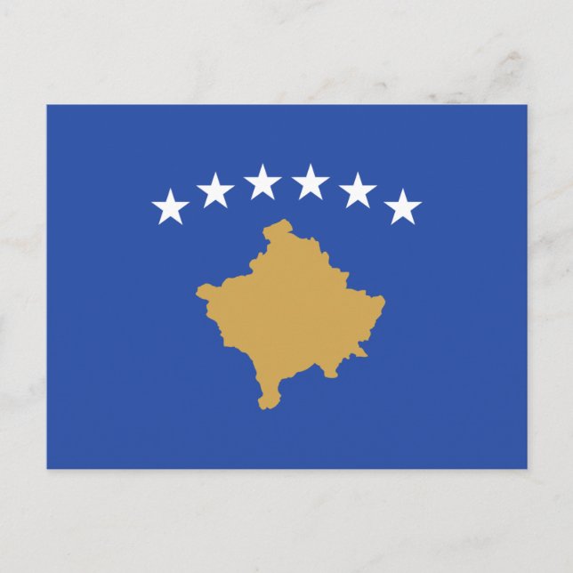 Flag of Kosovo Postcard (Front)