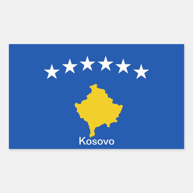 Flag of Kosovo Sticker (Front)