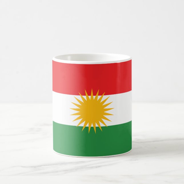 Flag of Kurdistan Coffee Mug (Center)
