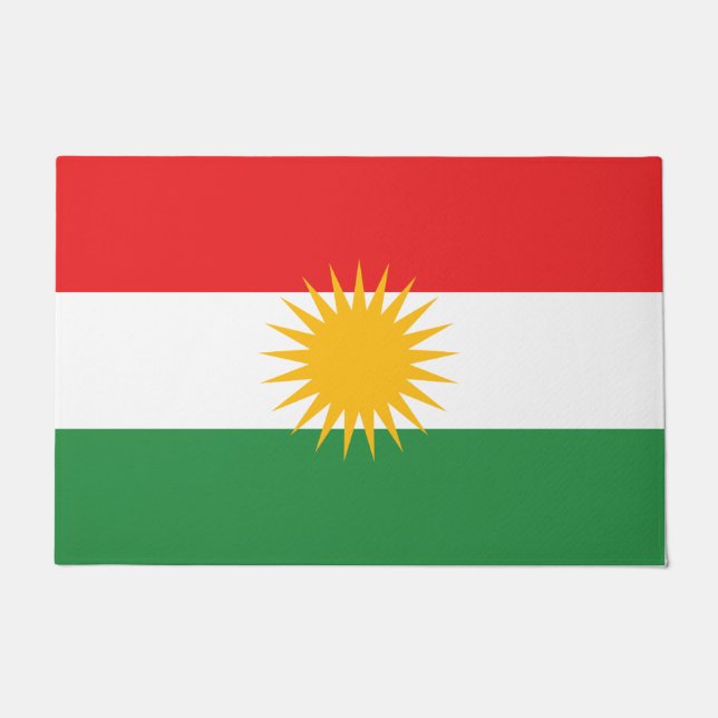 Flag of Kurdistan Doormat (Front)