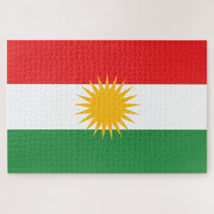 Flag of Kurdistan Jigsaw Puzzle