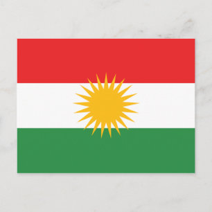 Flag of Kurdistan Postcard