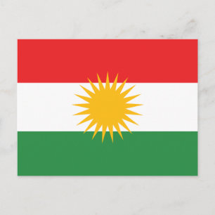 Flag of Kurdistan Postcard