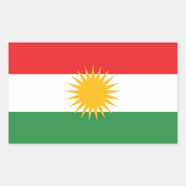 Flag of Kurdistan Sticker (Front)