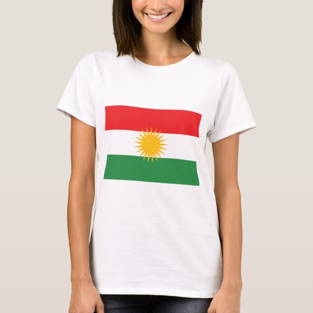 Flag of Kurdistan T-Shirt (Front)