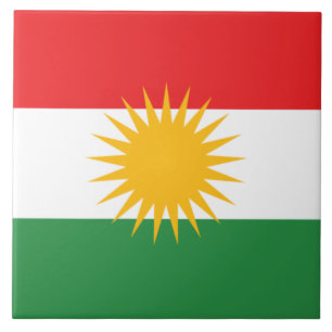 Flag of Kurdistan Tile
